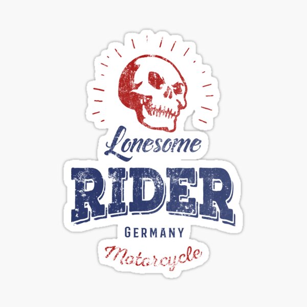 Lonesome Rider Glossy Sticker