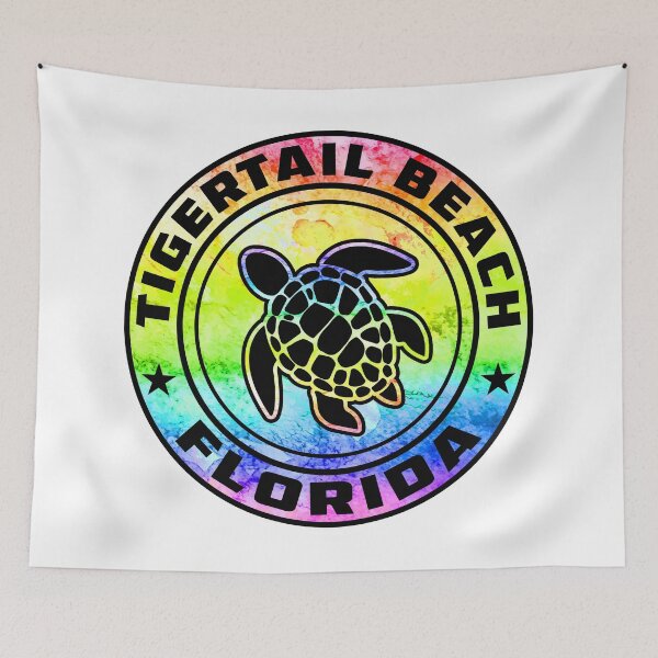 Item preview, Tigertail Beach Florida Sea Turtle FL designed and sold by DESTINATIONS DECAL.