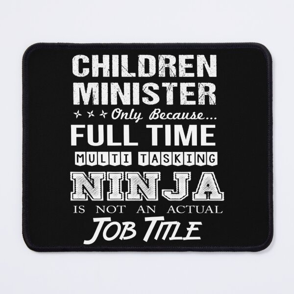 Item preview, Children Minister T Shirt - Ninja Job Gift Item Tee designed and sold by ritterdick.
