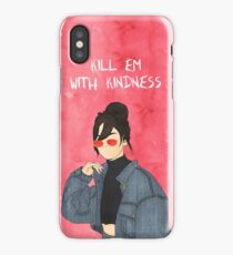 Selena Gomez Drawing iPhone Case