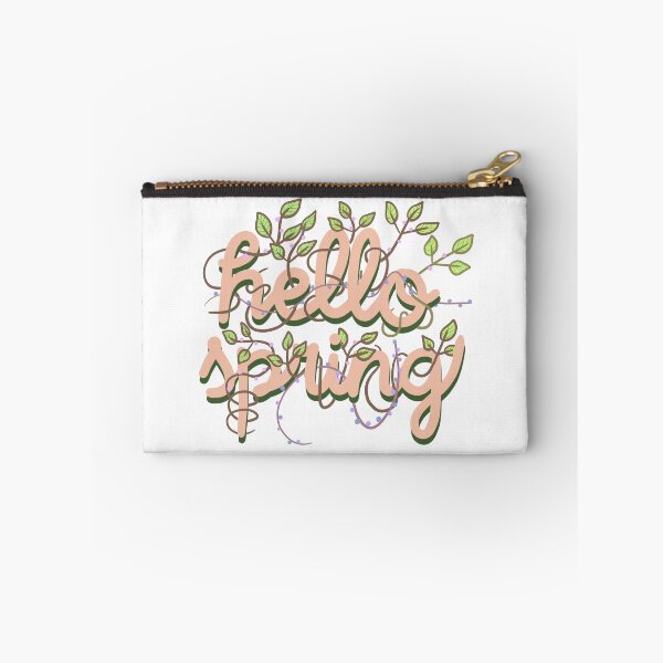 Item preview, Hello Spring Lettering With Beautiful Cute Botanical Pattern  designed and sold by HarrysMomStudio.