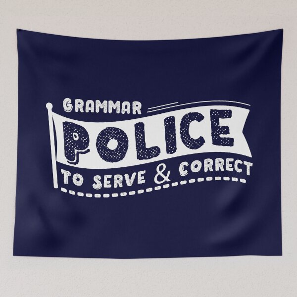 Item preview, Grammar Police To Serve & Correct  designed and sold by ahmedalsidi.