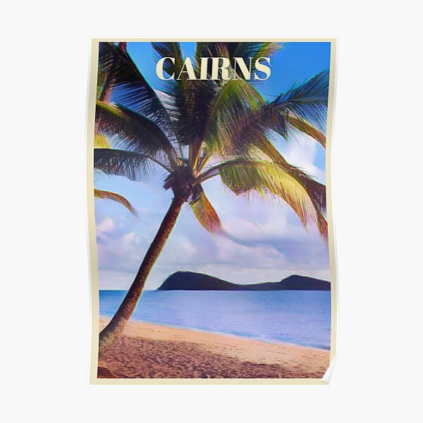 Cairns Vintage Travel Poster