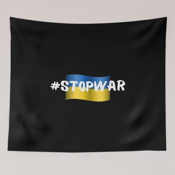 Item preview, Stop war, Ukraine flag designed and sold by NiceSign.
