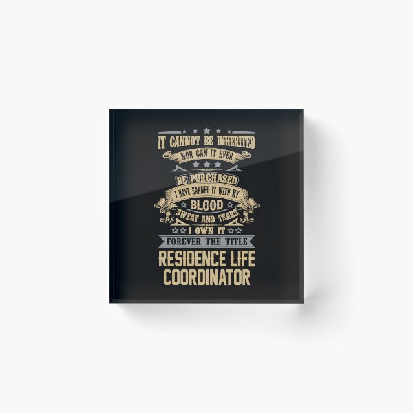 Item preview, Residence Life Coordinator T Shirt - Forever The Title Job Gift Item Tee designed and sold by celiagomez456.