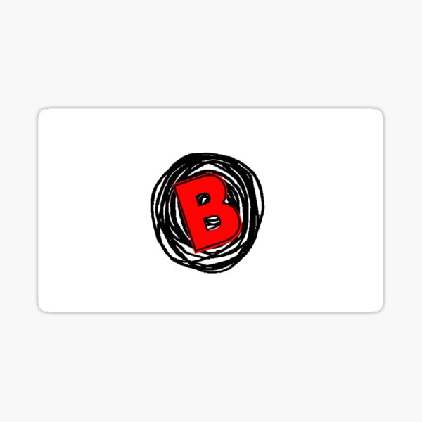 Portal B Sticker