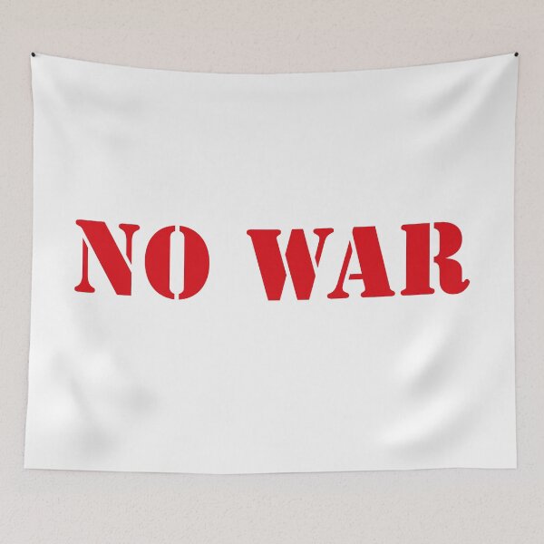 Item preview, No War Red Sign designed and sold by Moyanana.