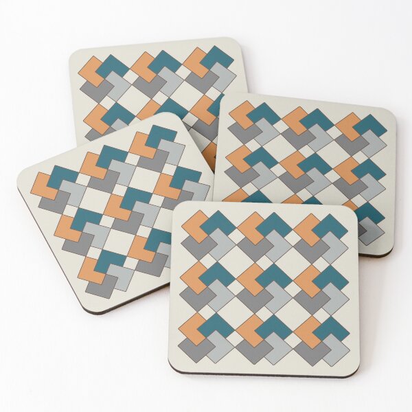 Item preview, Japandi Inspired Diamonds Pattern designed and sold by beccaveedesigns.