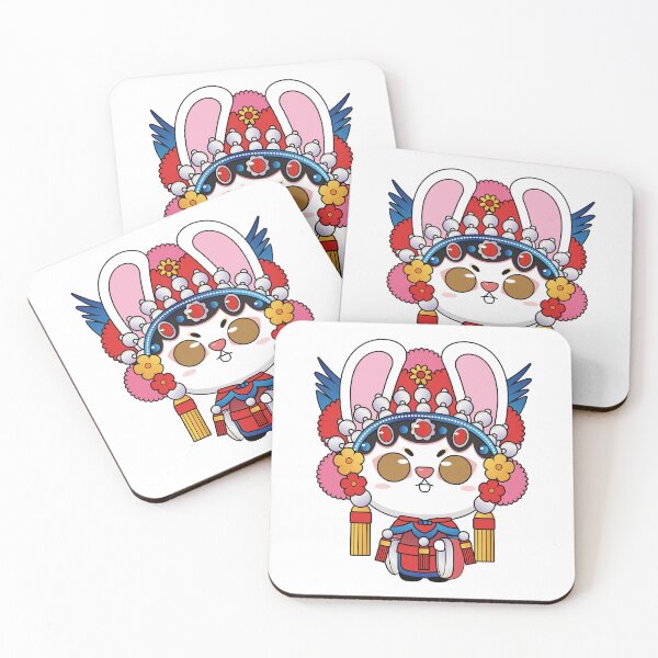 Item preview, Chinese Zodiac Rabbit illustrated Chinese Beijing Opera Style designed and sold by xdashu.