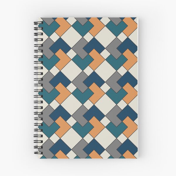 Item preview, Dark Blue Japandi Inspired Diamonds Pattern designed and sold by beccaveedesigns.