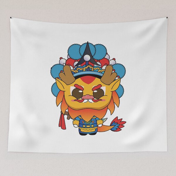 Item preview, Chinese Zodiac Dragon illustrated Chinese Beijing Opera Style designed and sold by xdashu.