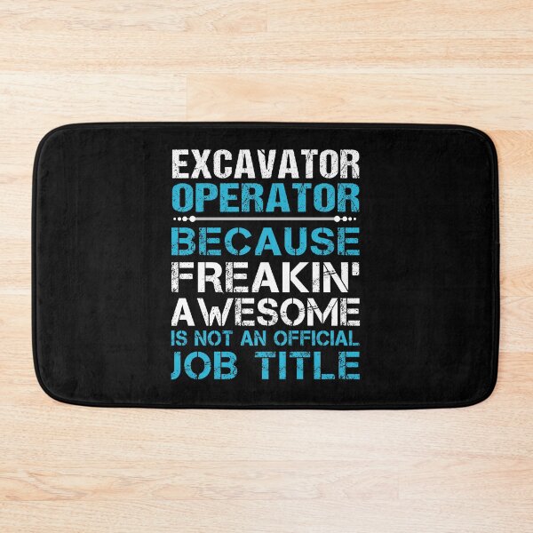 Item preview, Excavator Operator T Shirt - Freaking Awesome Job Gift Item Tee designed and sold by oetate4774.