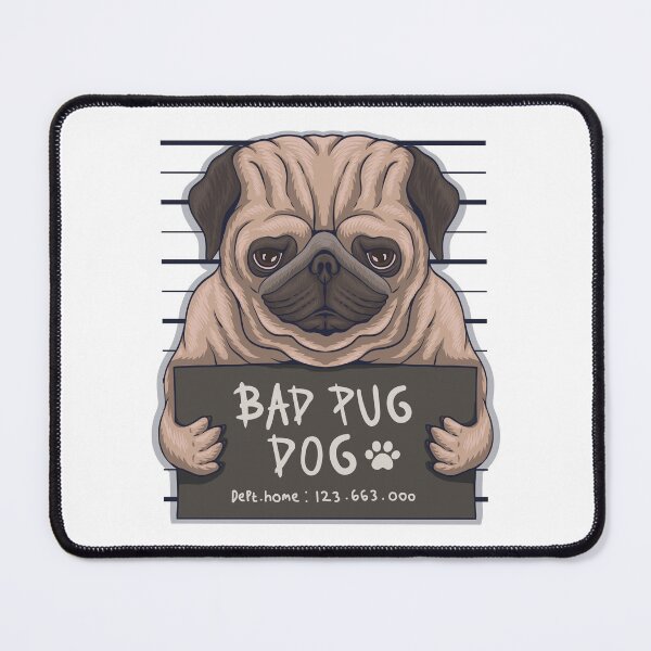Item preview,  Arrested Bad Pug Dog designed and sold by Denis Epanov.