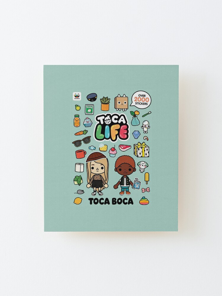 Toca Boca Toca Boca 2021 Toca Life World Mounted Print for Sale
