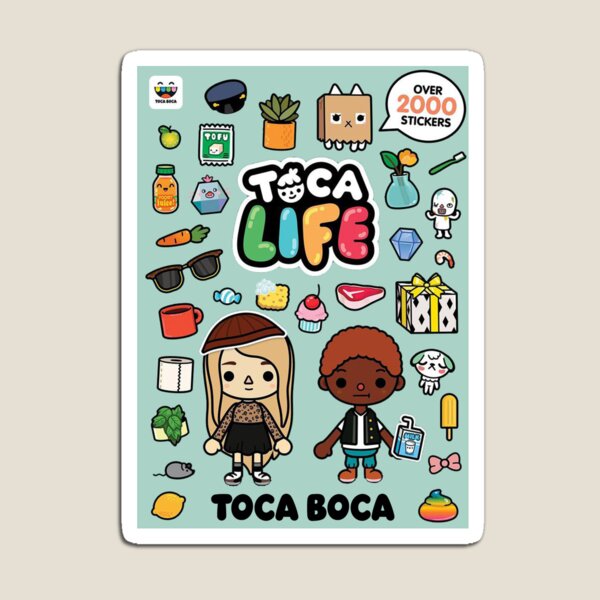 toca boca and gacha life Magnet for Sale by kader011