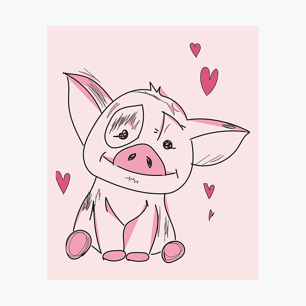Meb Style Cartoon Drawing Cute Piggy Vector Illustration Pig Year Zodiac  PNG Images | AI Free Download - Pikbest