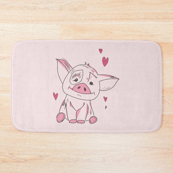 Artikelvorschau, Süßes Babyschwein liebt handgezeichnetes Schweinsgeschenk für Babys entworfen und verkauft von SweetbeStore.