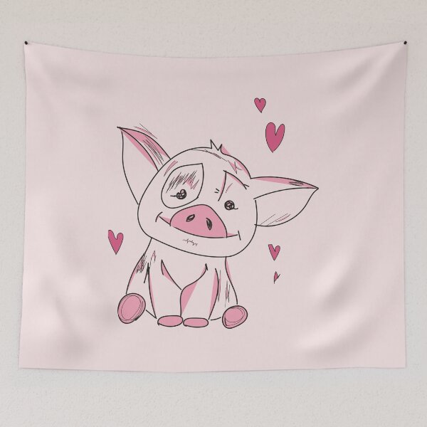 Item preview, Cute Baby Pig love Hand-drawing pig gift for babies designed and sold by SweetbeStore.