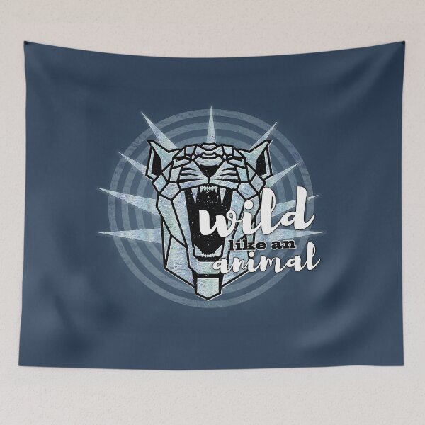 Item preview, Wild like an animal • Leopard in blue designed and sold by Laccy.