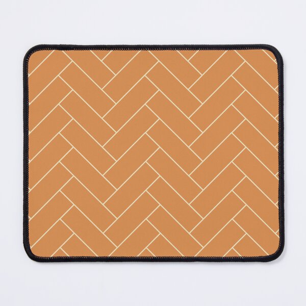 Item preview, Orange Japandi Inspired Herringbone Pattern designed and sold by beccaveedesigns.