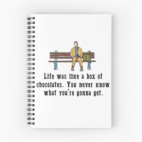 Item preview, Forrest Gump "Life was like a box of chocolates. You never know what you’re gonna get." designed and sold by DesignJadaStore.