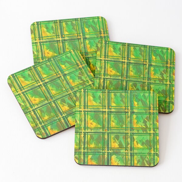 Item preview, Spring green checker  pattern - abstract squares  designed and sold by squarecloud.