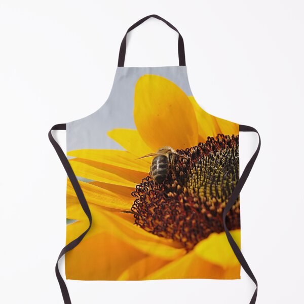 Artikelvorschau, Vibrierende gelbe Sonnenblume und Biene entworfen und verkauft von DesignMore21.