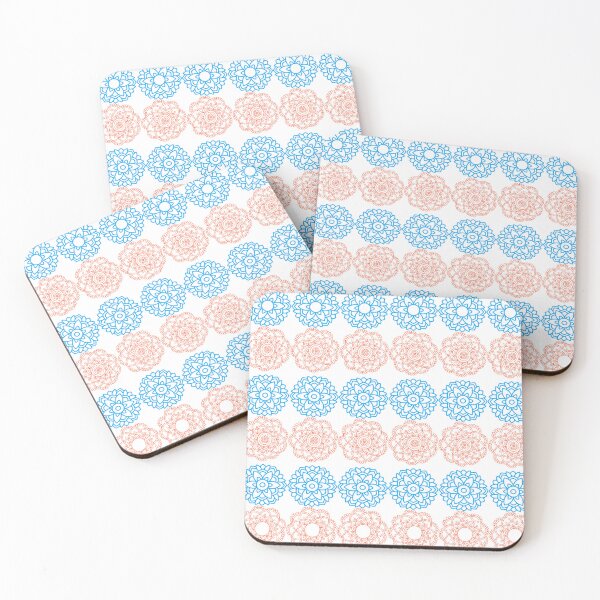 Item preview, Luxury Mandala Seamless Pattern -  Blue and Red Mandala Designs designed and sold by podekom.