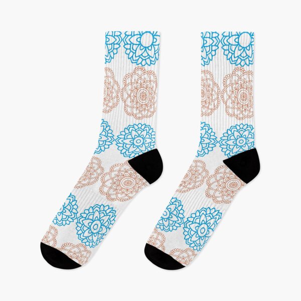 Item preview, Luxury Mandala Seamless Pattern -  Blue and Red Mandala Designs designed and sold by podekom.