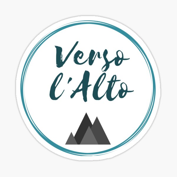 Pier Giorgio Frassati Verso l'Alto Sticker - Santa Clara Design