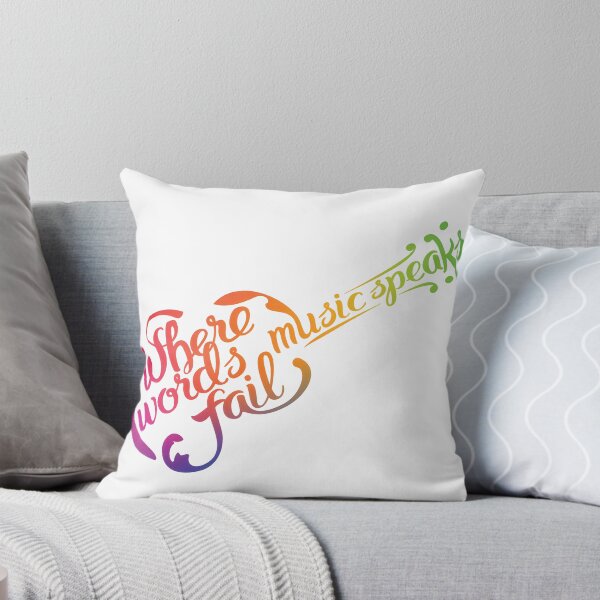 Item preview, Where Words Fail Music Speaks Guitar designed and sold by stickersworld31.