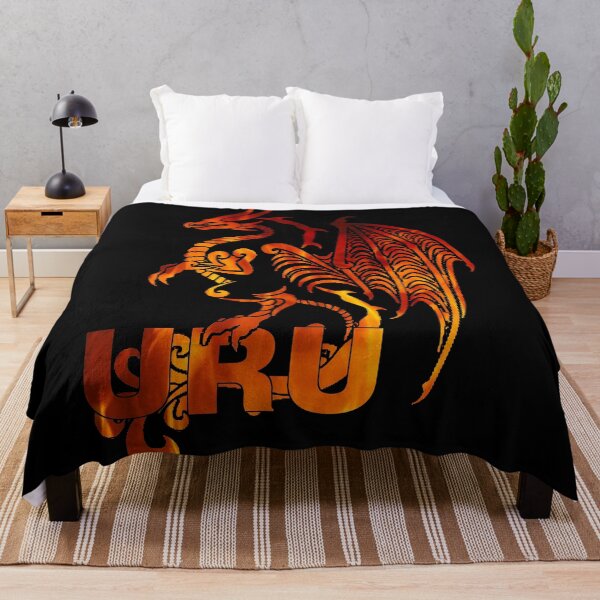 Item preview, Uru Dragon Orange Flames Black Outline designed and sold by Freihalt.