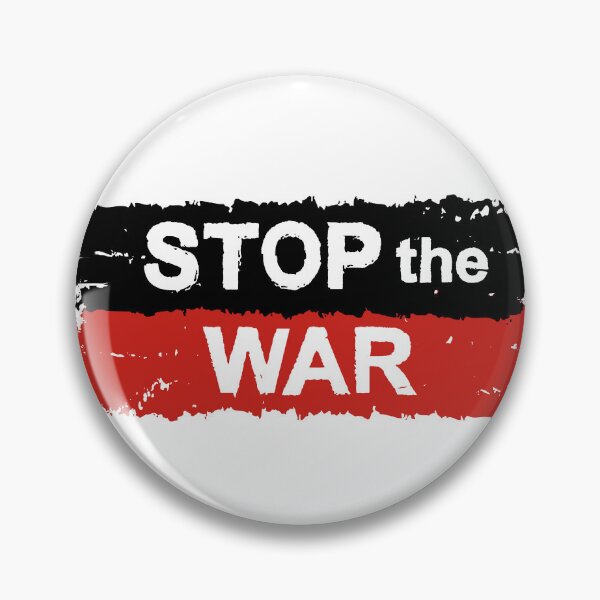Item preview, Stop the War Red & Black designed and sold by WearWolfDesigns.