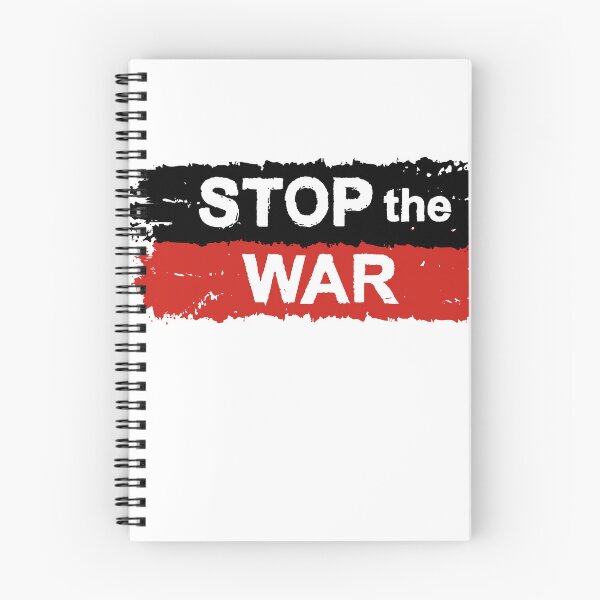 Item preview, Stop the War Red & Black designed and sold by WearWolfDesigns.