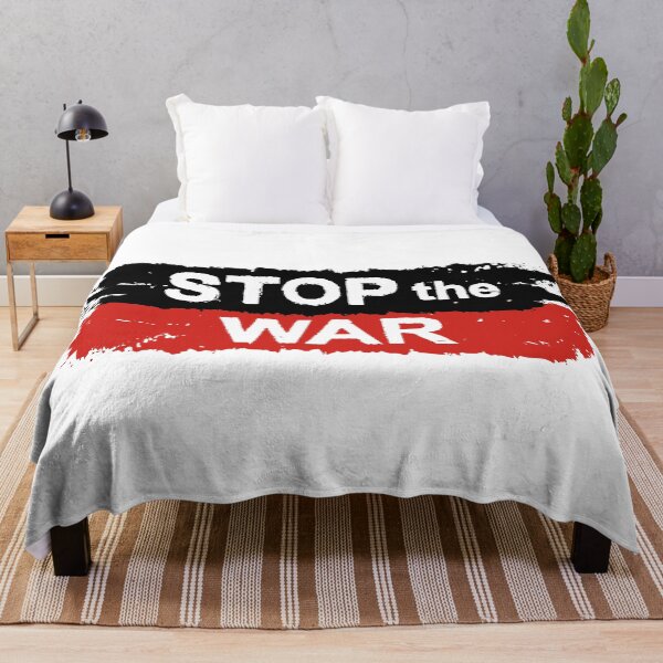 Item preview, Stop the War Red & Black designed and sold by WearWolfDesigns.