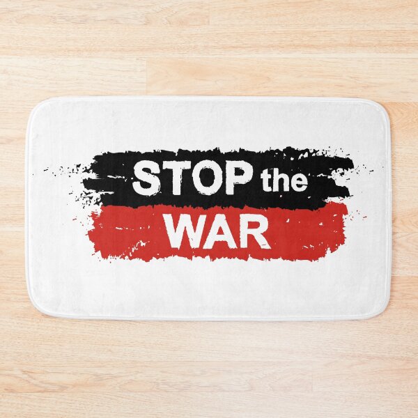 Item preview, Stop the War Red & Black designed and sold by WearWolfDesigns.