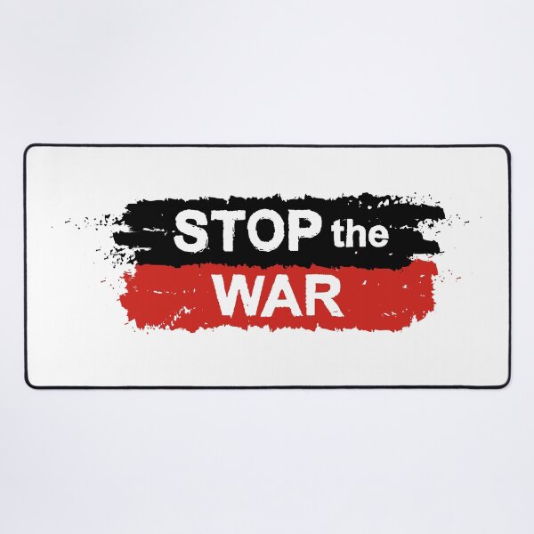 Item preview, Stop the War Red & Black designed and sold by WearWolfDesigns.