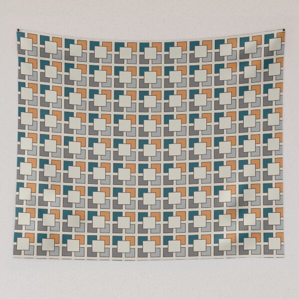Item preview, Japandi Inspired Squares Pattern designed and sold by beccaveedesigns.