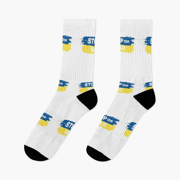 Item preview, Ukraine Stop the War Blue & Yellow designed and sold by WearWolfDesigns.