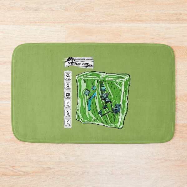 Item preview, DND Gelatinous Cube Stats designed and sold by Black-Orc.