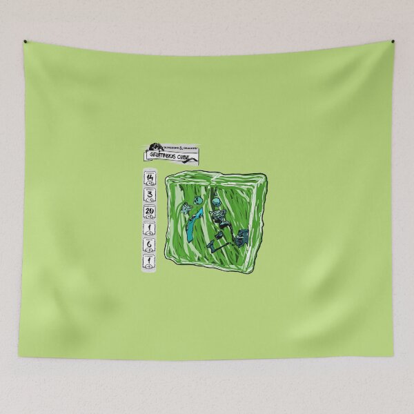 Item preview, DND Gelatinous Cube Stats designed and sold by Black-Orc.