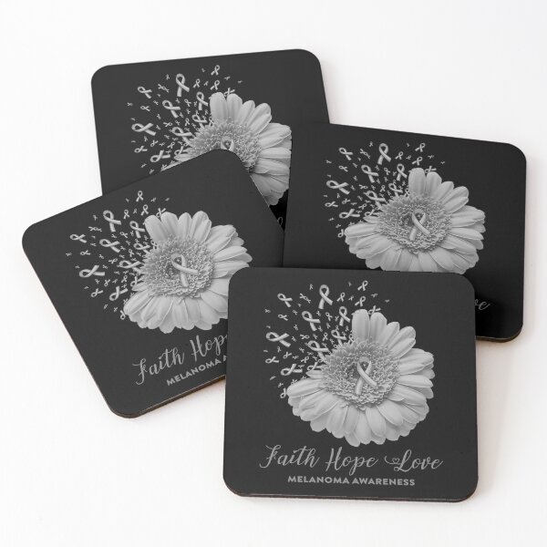 Item preview, Faith Hope Love Melanoma Awareness designed and sold by Tadmab.
