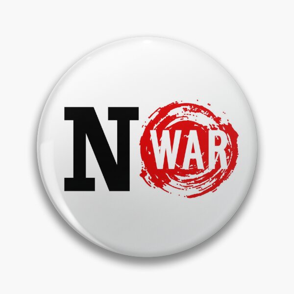 Item preview, No War Black & Red designed and sold by WearWolfDesigns.