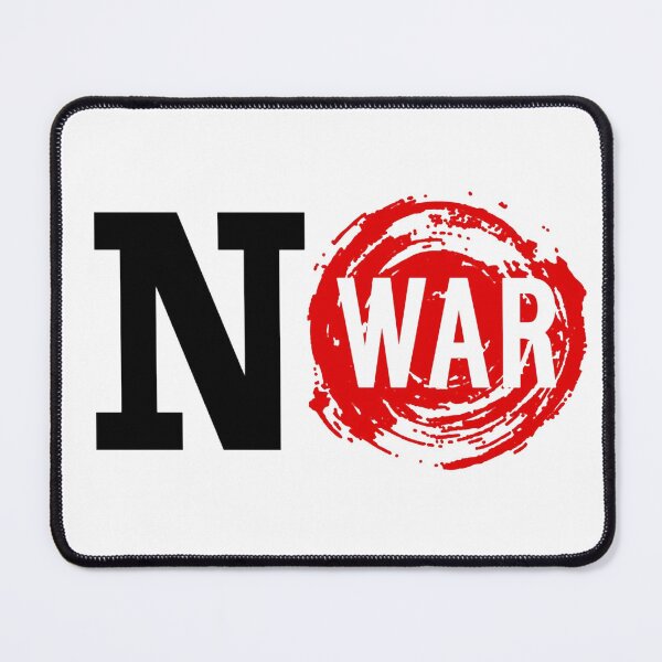 Item preview, No War Black & Red designed and sold by WearWolfDesigns.