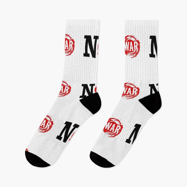 Item preview, No War Black & Red designed and sold by WearWolfDesigns.