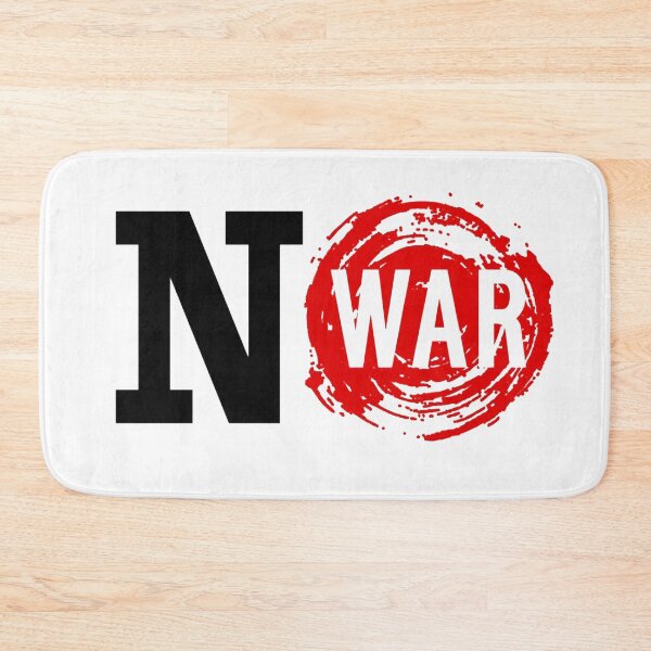 Item preview, No War Black & Red designed and sold by WearWolfDesigns.