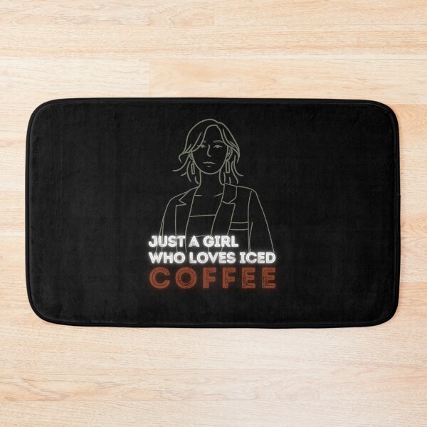 Item preview, funny Just a girl who loves iced coffee       designed and sold by family37.