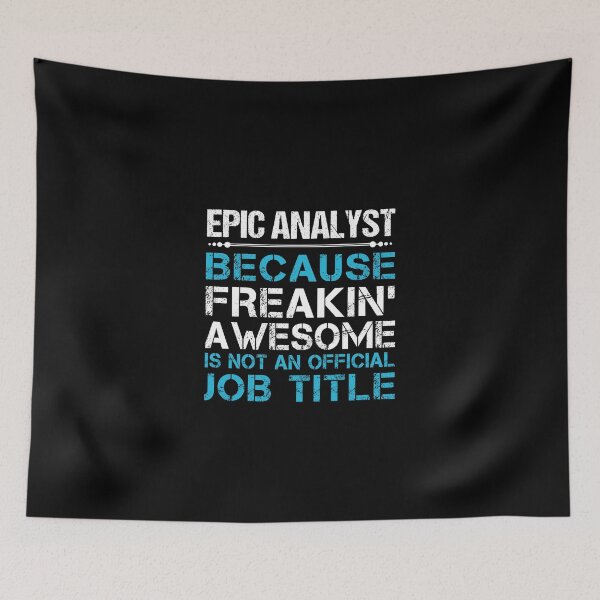 Artikelvorschau, Episches Analyst-T-Shirt - Freaking Awesome Job Gift Item Tee entworfen und verkauft von oetate4774.