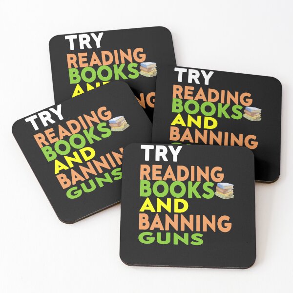 Item preview, Try Reading Books and Banning Guns | book lover|  knowledge is power designed and sold by stylechoc.