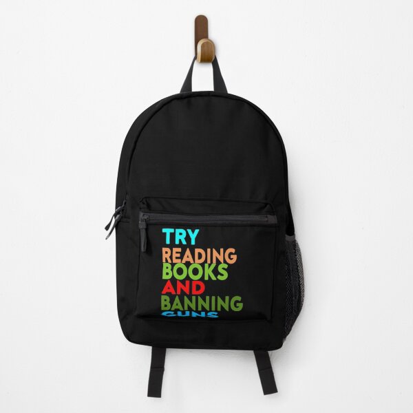 Item preview, Try Reading Books and Banning Guns | book lover|  knowledge is power designed and sold by stylechoc.